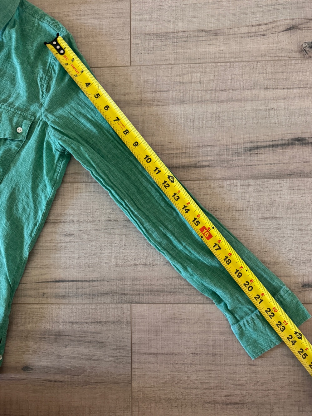 KUT from the Kloth Green Cotton Gauze Button Front Shirt Utility Blouse Size M - Picture 10 of 12